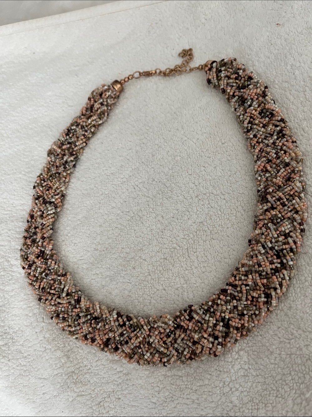 Multi-Color Beaded Rope Necklace - Women Jewelry